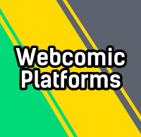 Webtoon logo, Tapas logo, Comic Fury logo